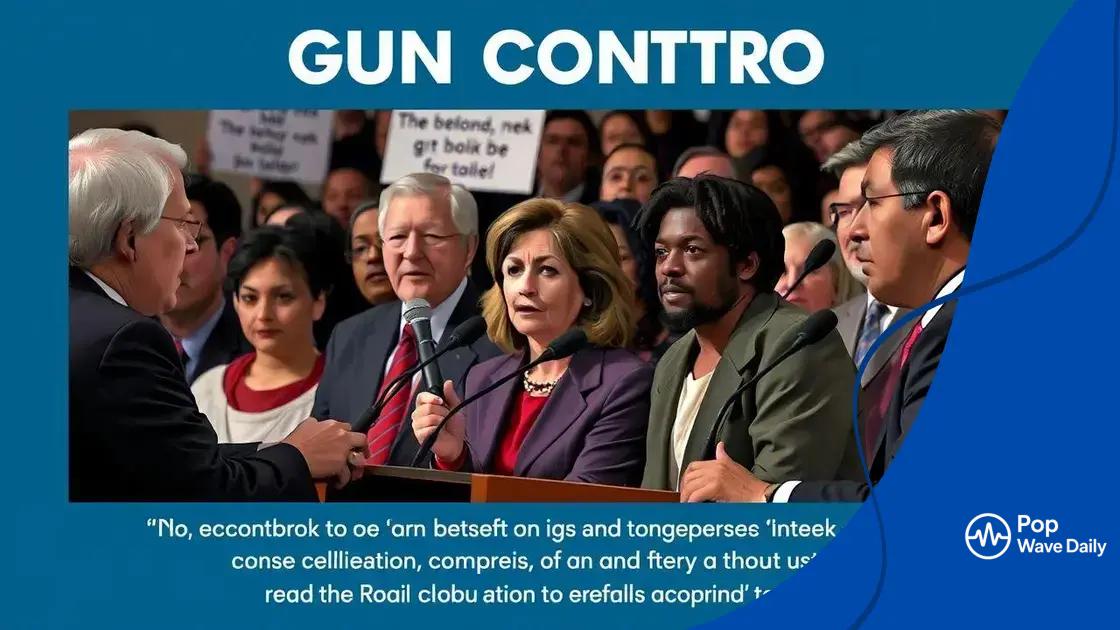 Debates surrounding gun control