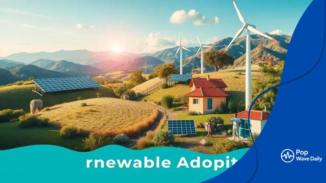 The impact of renewable energy adoption