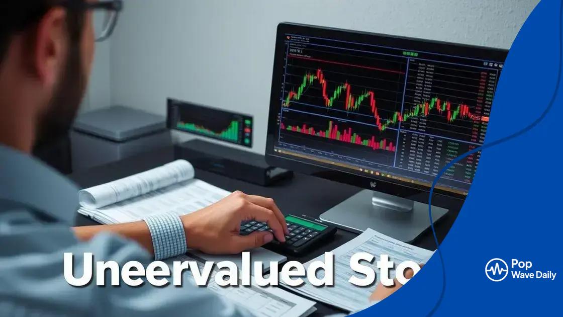 How to identify undervalued stocks
