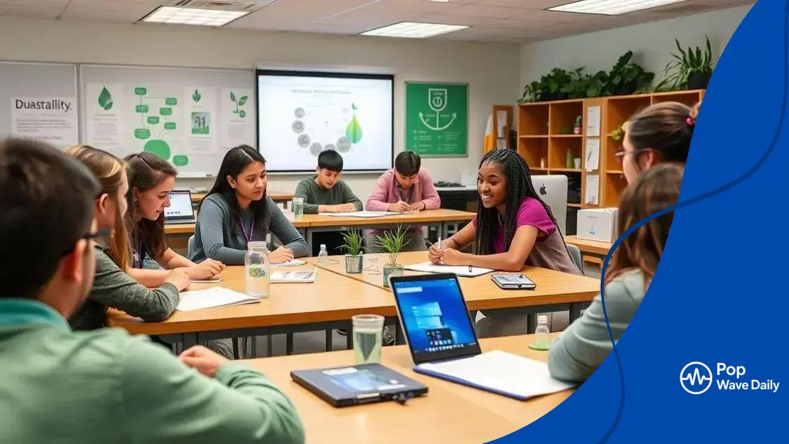 Innovative teaching methods for sustainability