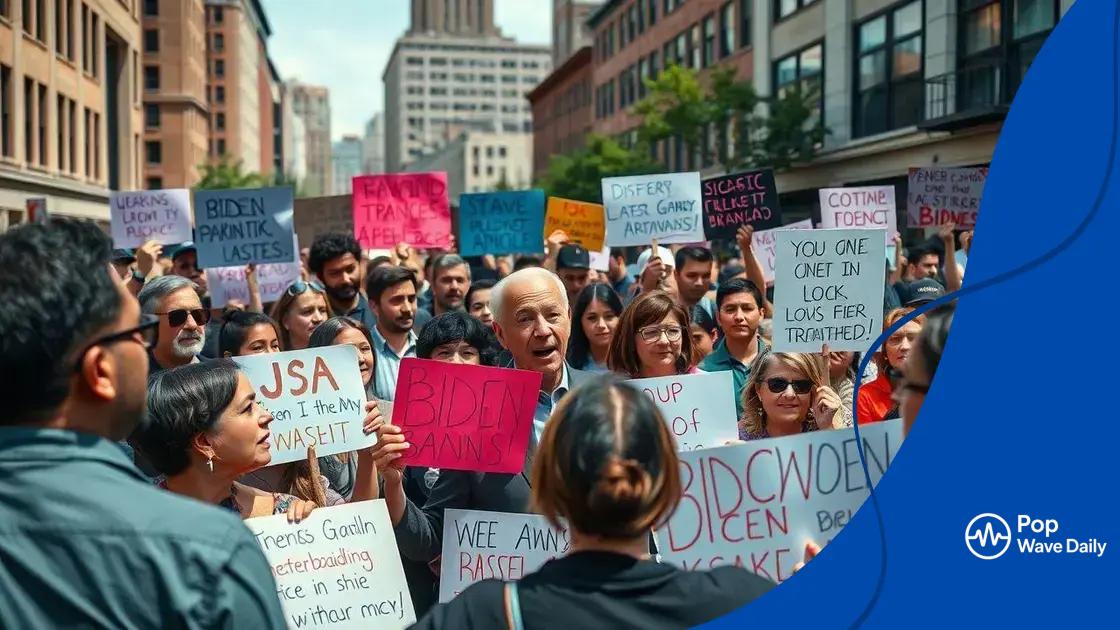 Public reaction to Biden