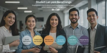 Recent graduates evaluating employer student loan repayment benefits