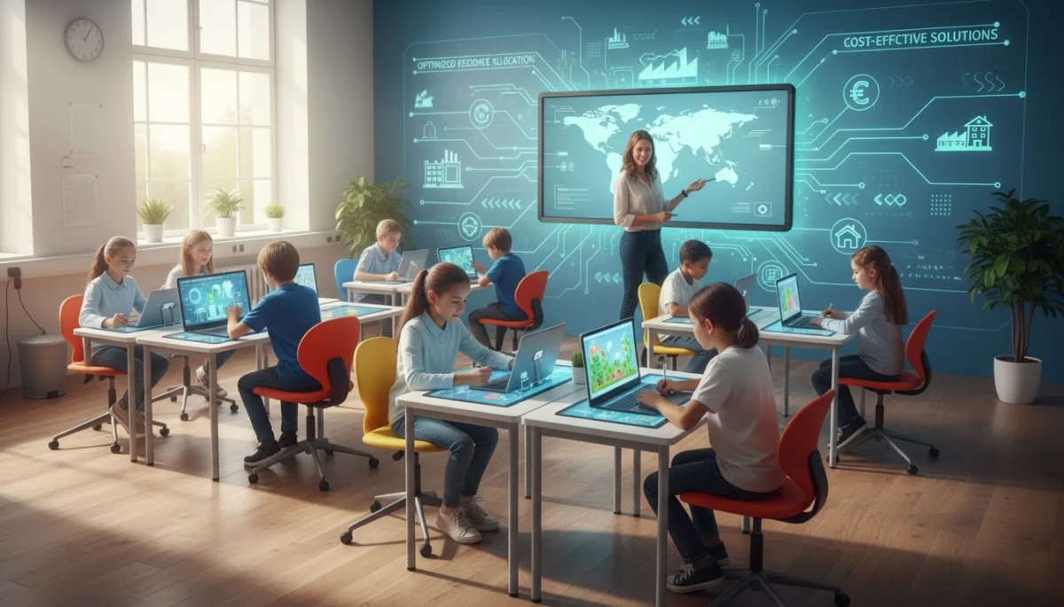 Technology integration and efficient resource use in modern classrooms