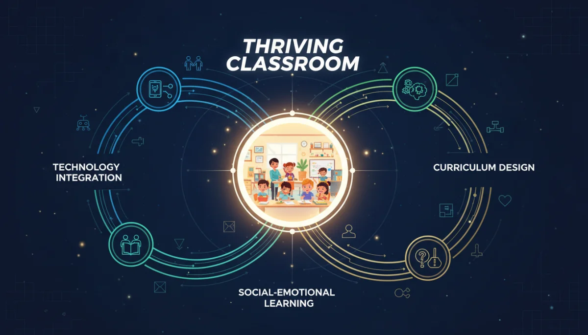 Infographic depicting diverse professional development pathways for educators